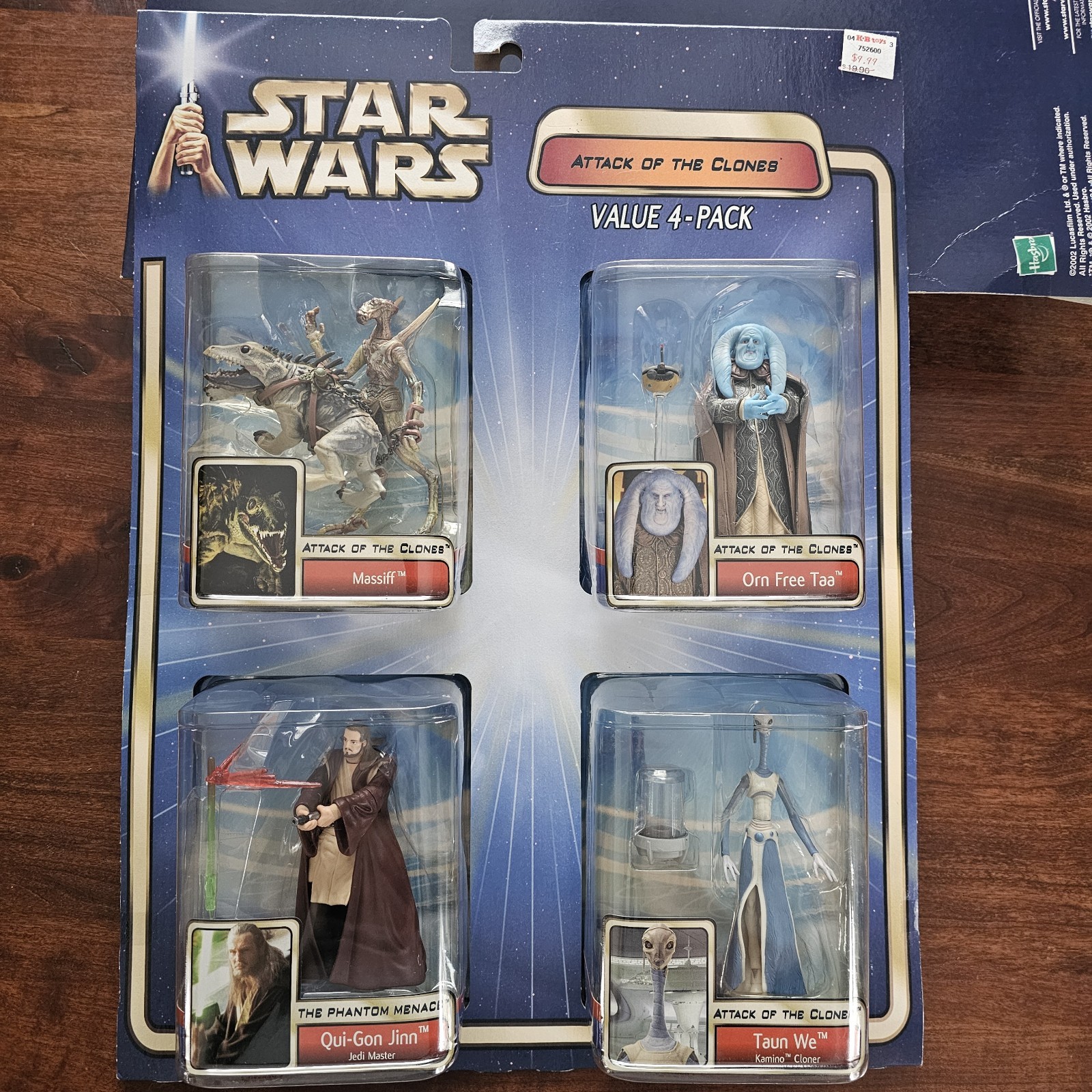 Attack of the Clones Star Wars Value 4-Pack 3.75″, #25, #32, #34, #35