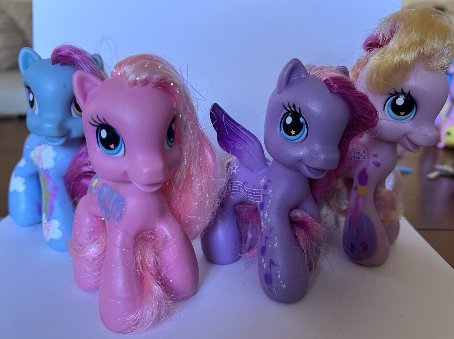 MLP My Little Pony 3 Twice-as-Fancy Ponies + Sparkly Pony Pinkie Pie Gen 3.5 Lot