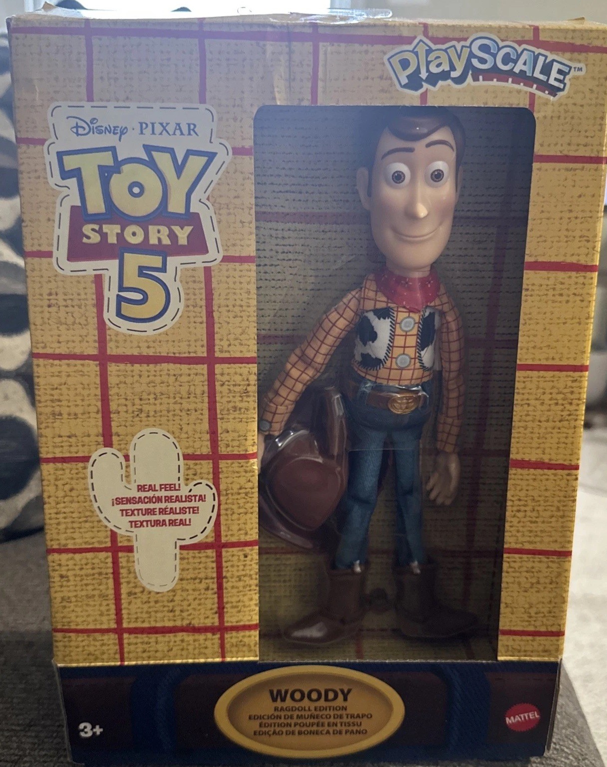 NEW 2026 Mattel Movie Woody Toy Story 5 Rag Doll Soft Body 7” HTF
