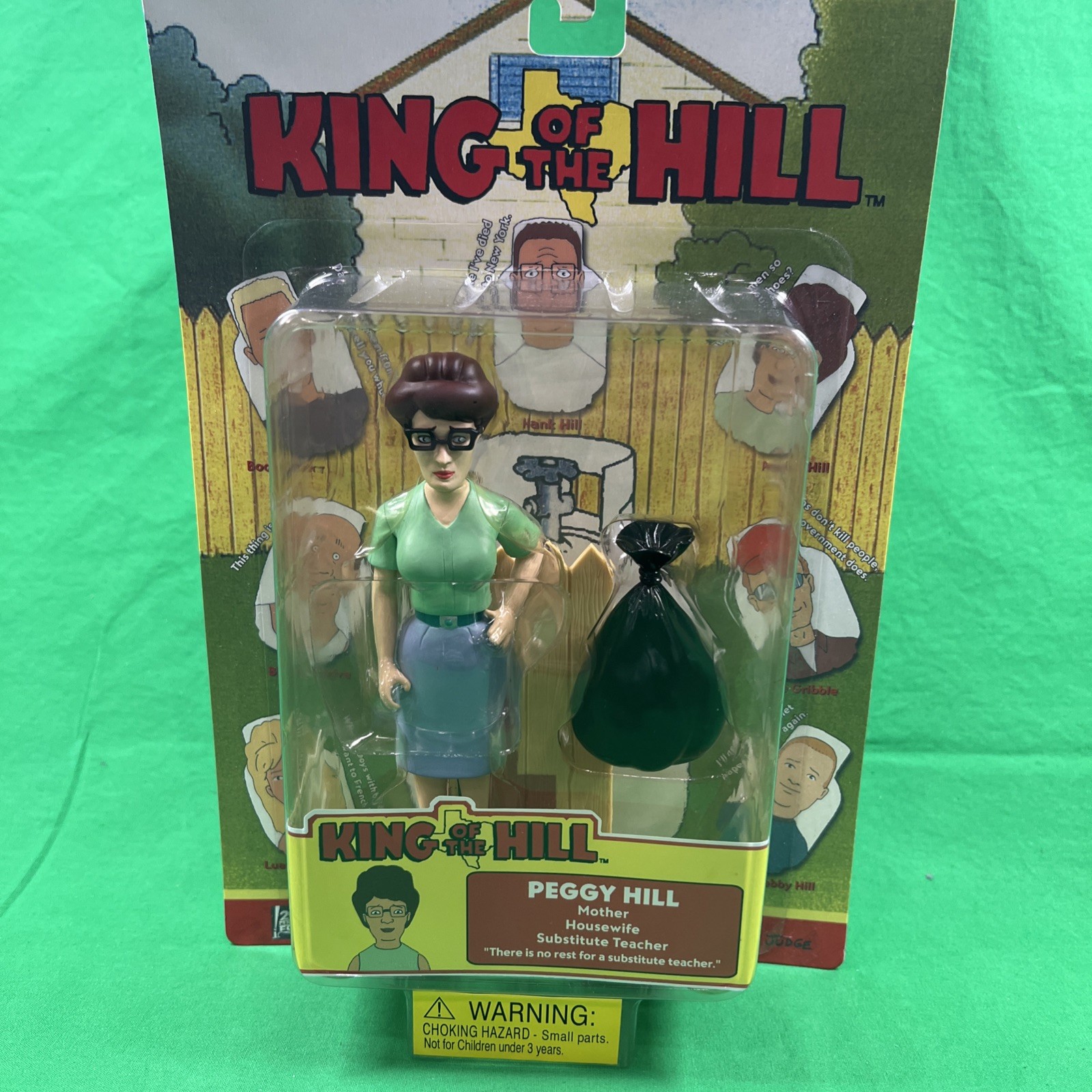 King Of The Hill Peggy Hill Action Figure 2002 Brand New