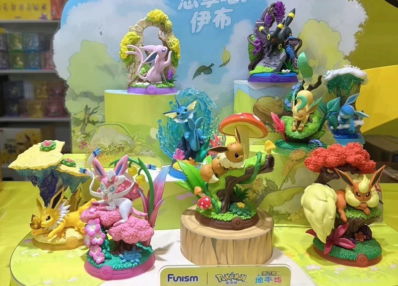 Funism Pokémon Relaxing Bar Eevee Series Blind Box Figures Collectible Toy Gift