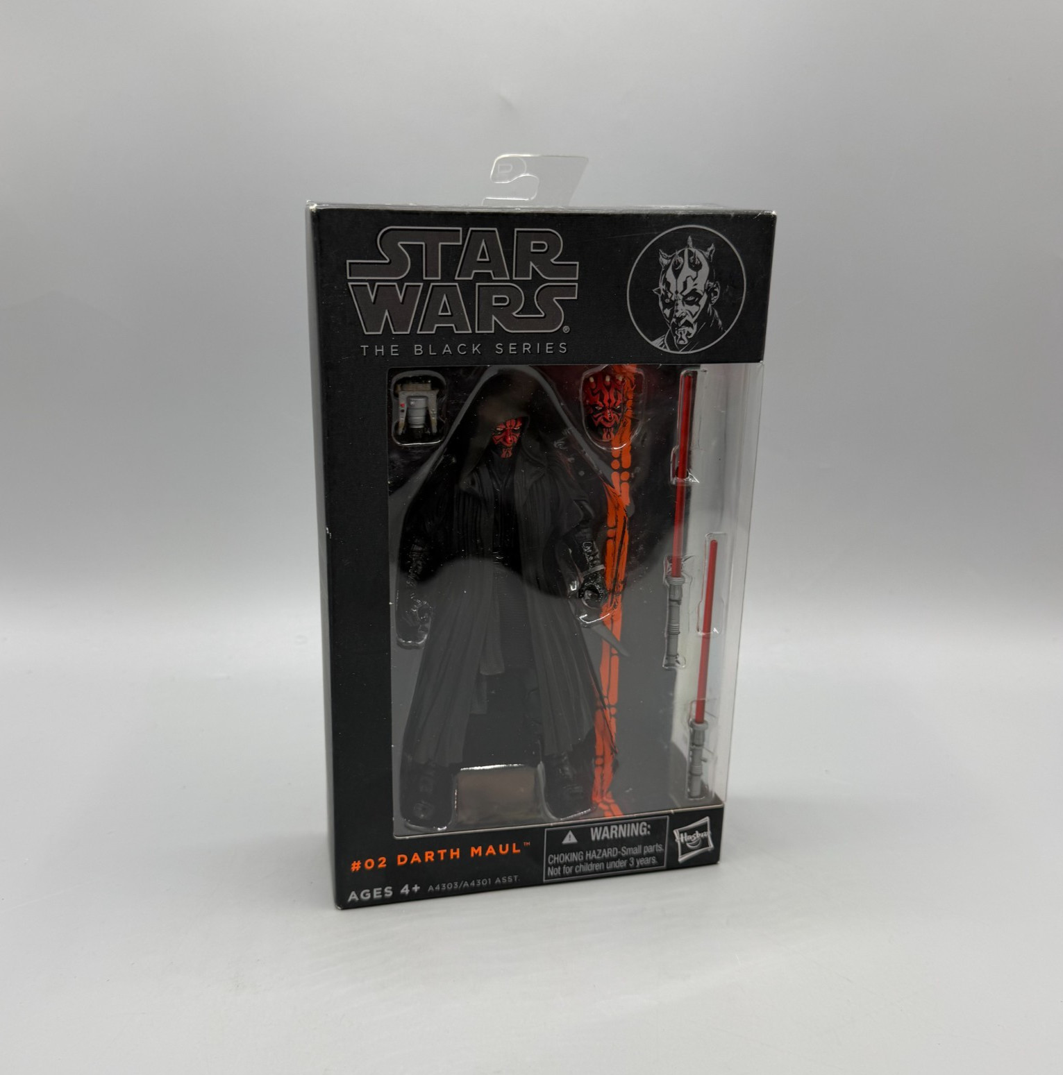 Star Wars Black Series Darth Maul 6″ Action Figure Orange Line #02 New Sealed