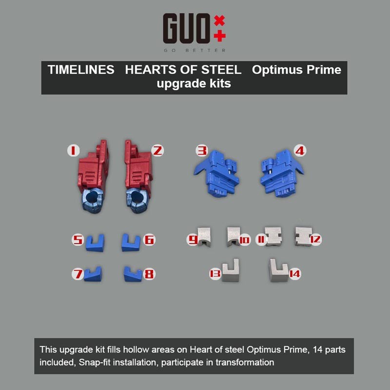 Filling Parts Upgrade Kit For Hearts Steel Timelines OP Prime Filler GO BETTER