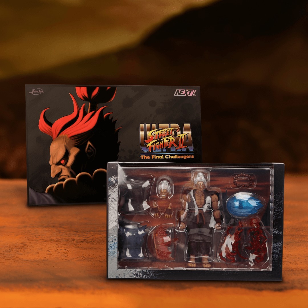 PRESALE Jada Toys Ultra Street Fighter II Akuma Player 2 Deluxe SDCC 2026 Figure