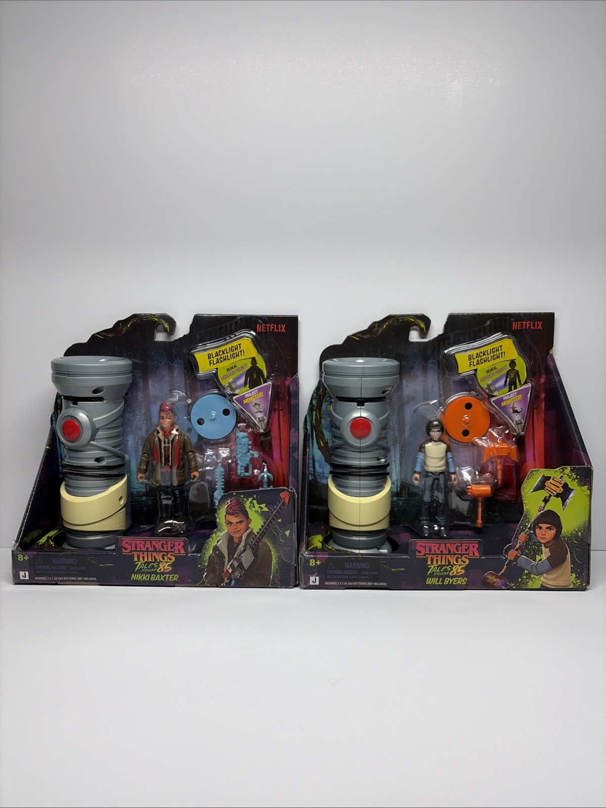 Stranger Things Tales From 85 Will Byers & Nikki Baxter Figure Lot Jazwares NEW