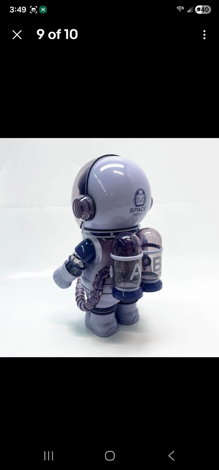 Mega Space Molly 400% Planet Series Blind Box Confirmed Figure – Mercury