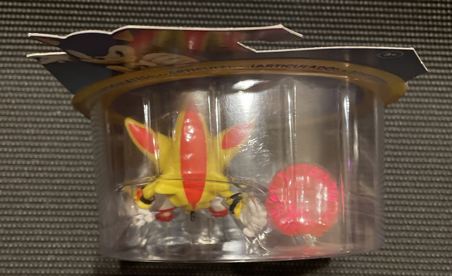 Sonic The Hedgehog Super Shadow with Chaos Emerald 4” Figure Jakks Pacific