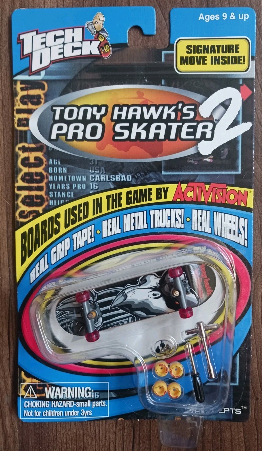 LOT X CONCEPTS TECH DECK FINGER BOARD SKATEBOARD TONY HAWK PRO SKATER ACTIVISION