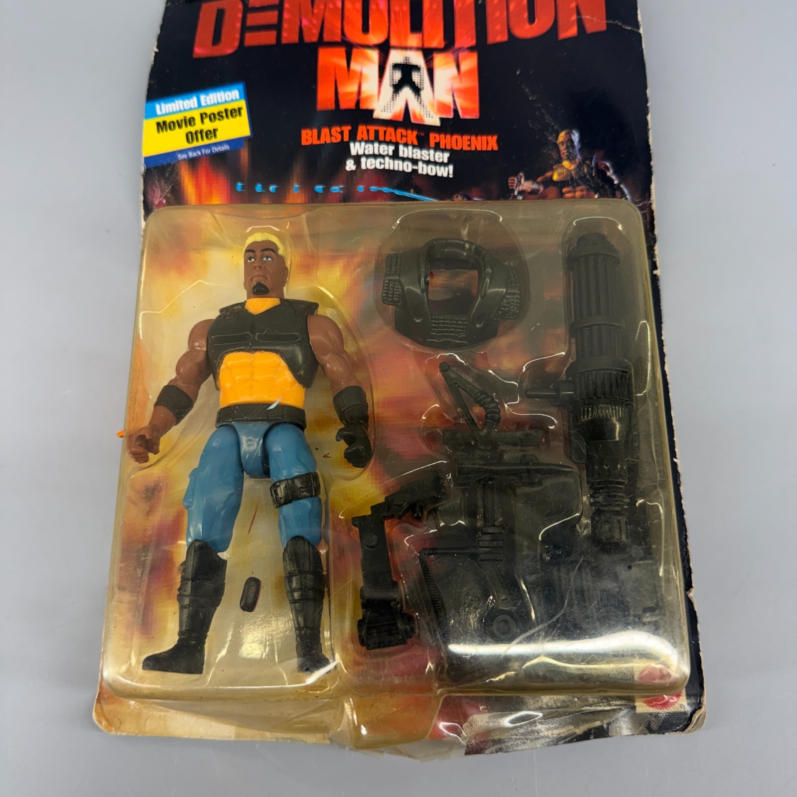 Demolition Man Blast Attack Phoenix Water Blaster 1993 Action Figure New