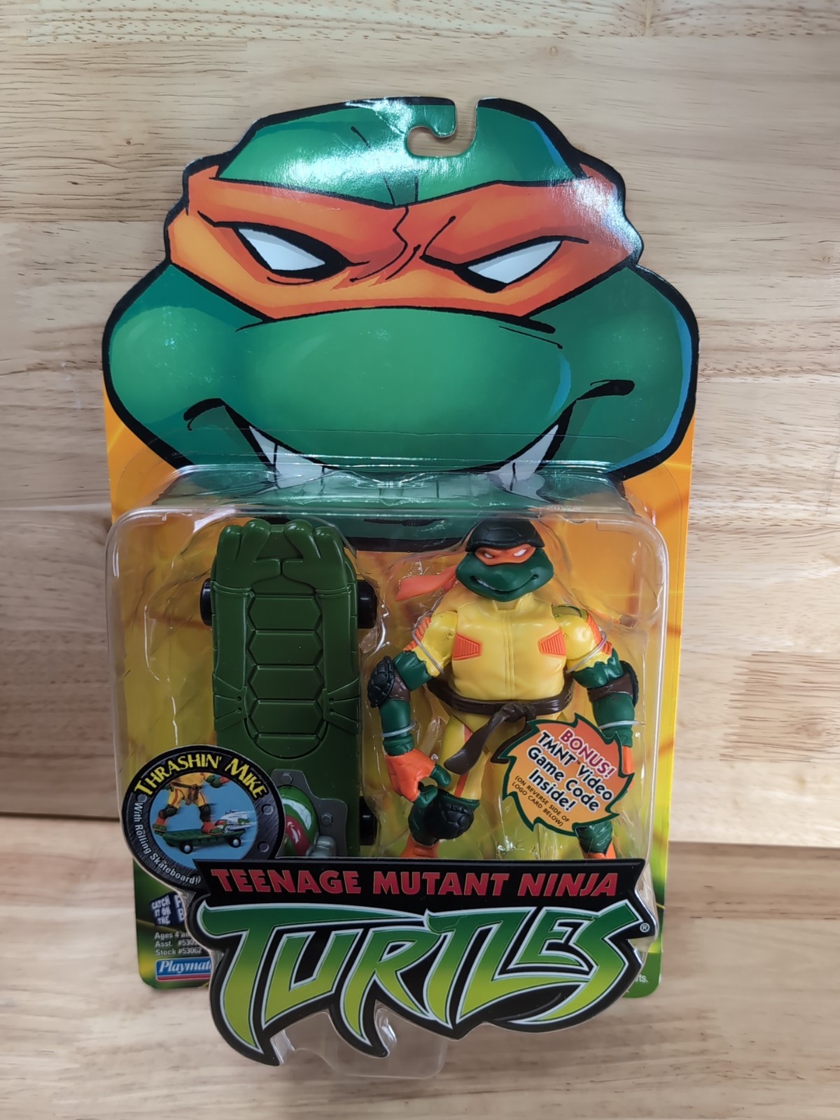 TMNT Thrashin Mike Figure Teenage Mutant Ninja Turtles Playmates