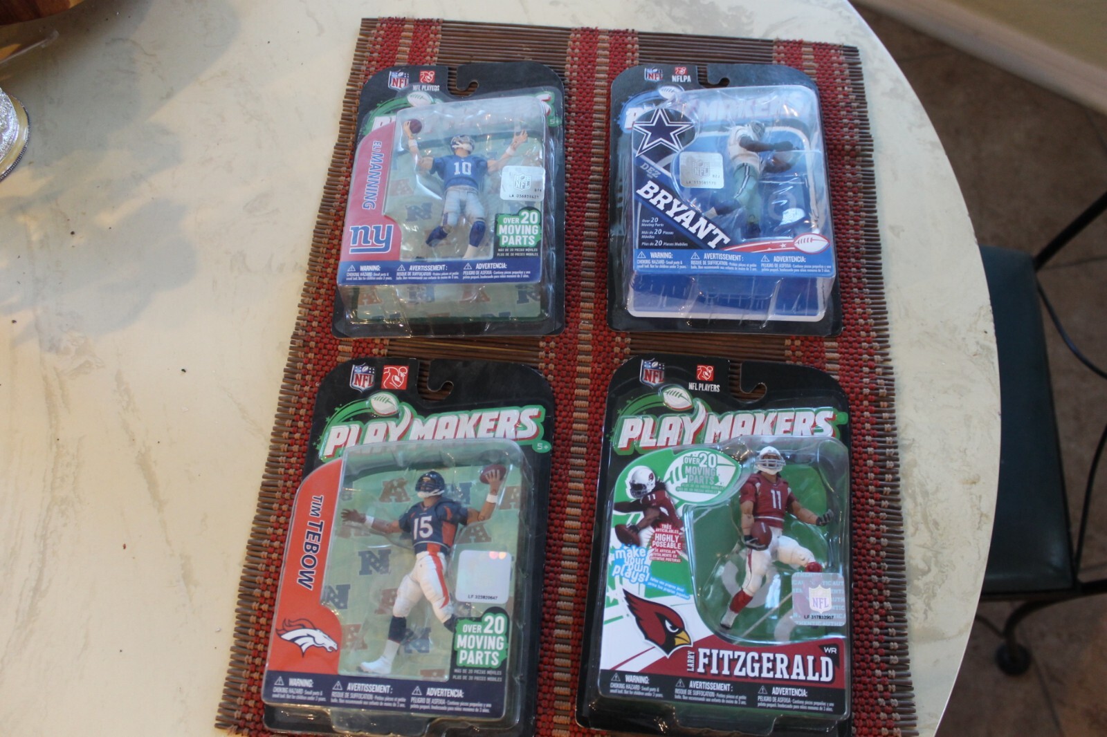 NFL PLAYMAKERS: BRADY, WILSON, BRYANT, LUCK, MANNING, TEBOW, ALLEN, FLACCO, WARE