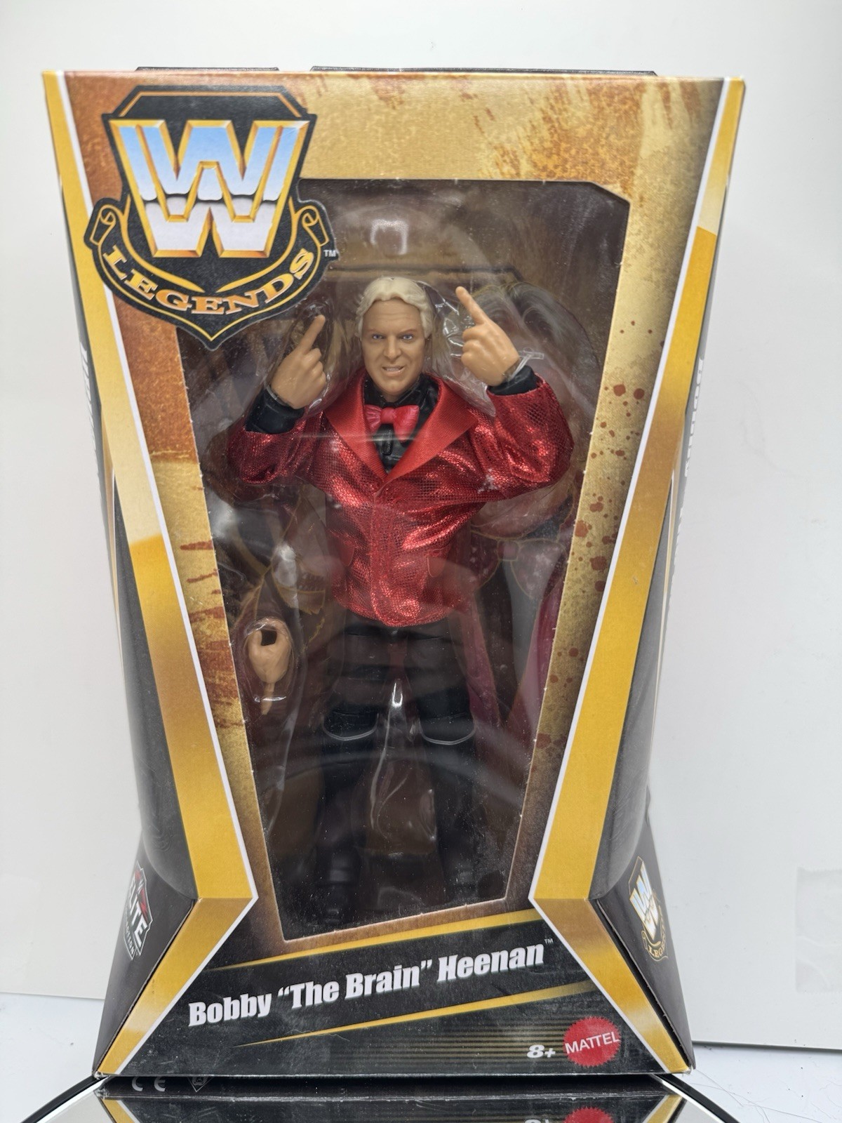 WWE Bobby “The Brain” Heenan Elite Collection Legends 6″ Figure Series 29 NEW