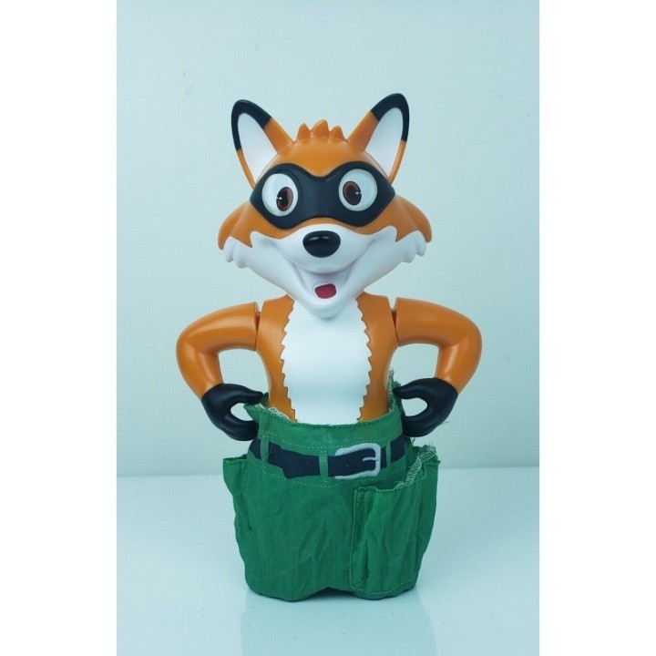 10″ Fox Bandit Masked Figure Posable Plastic PVC just fox no extra parts