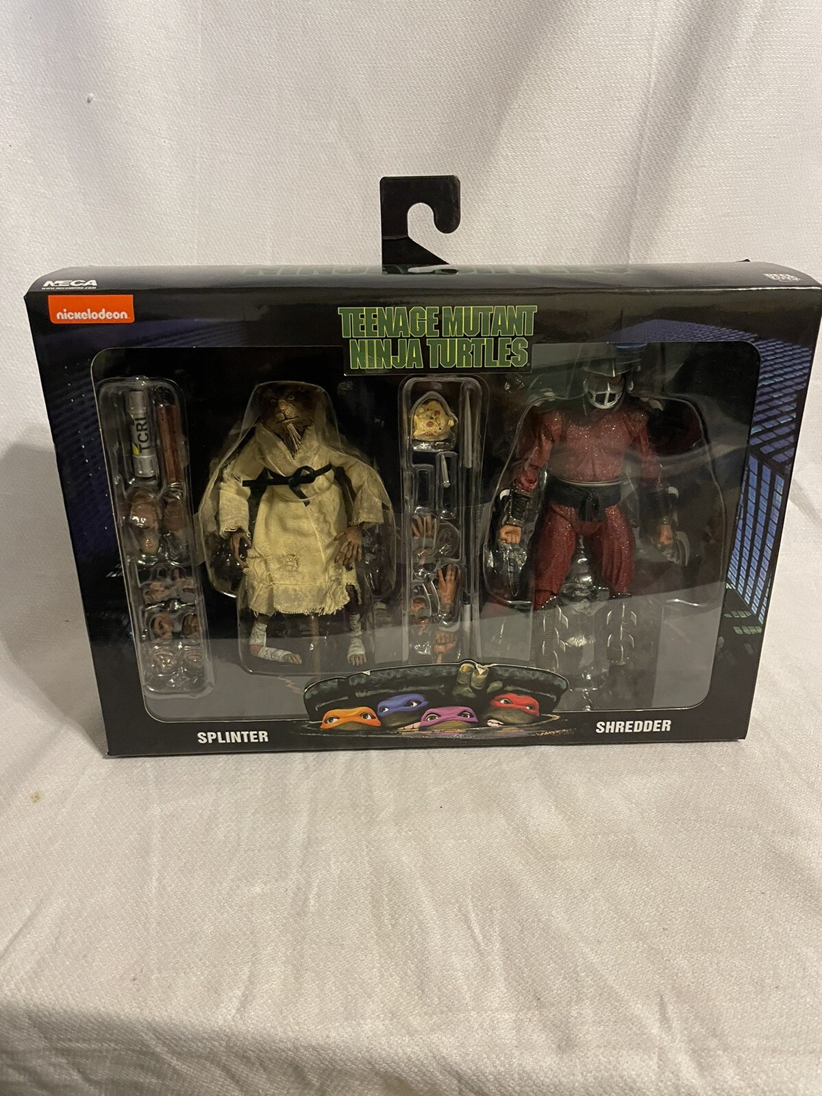 NECA TMNT Movie Splinter and Shredder – 2pack