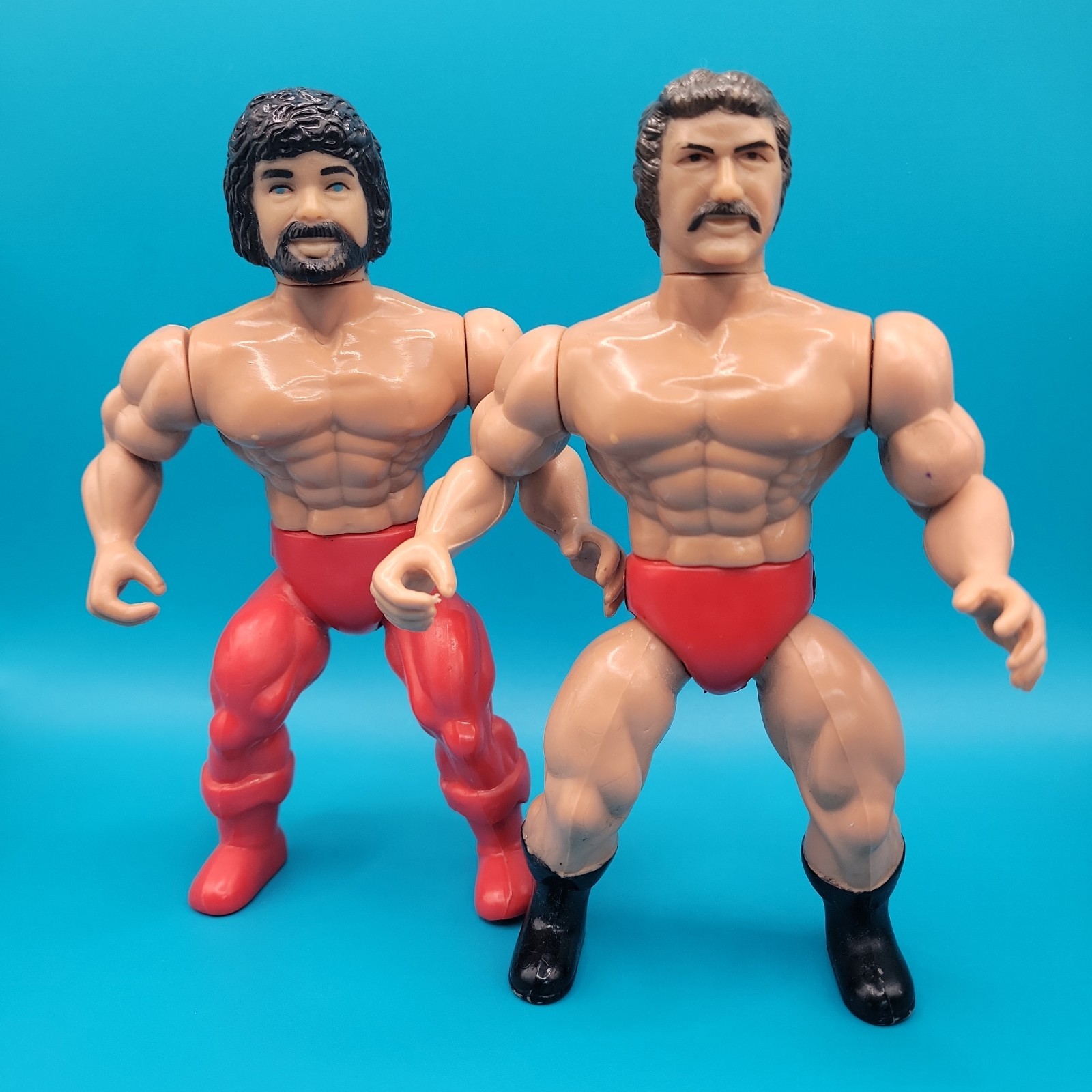 Awa Remco Scott Hall And Jimmy Garvin Vintage Wrestling Figure Lot