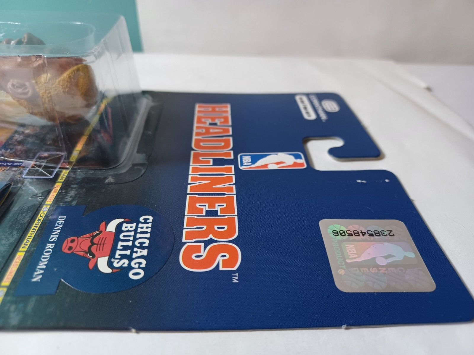 NBA Corinthian Headliners Dennis Rodman Chicago Bulls Figures- Red & Yellow Hair