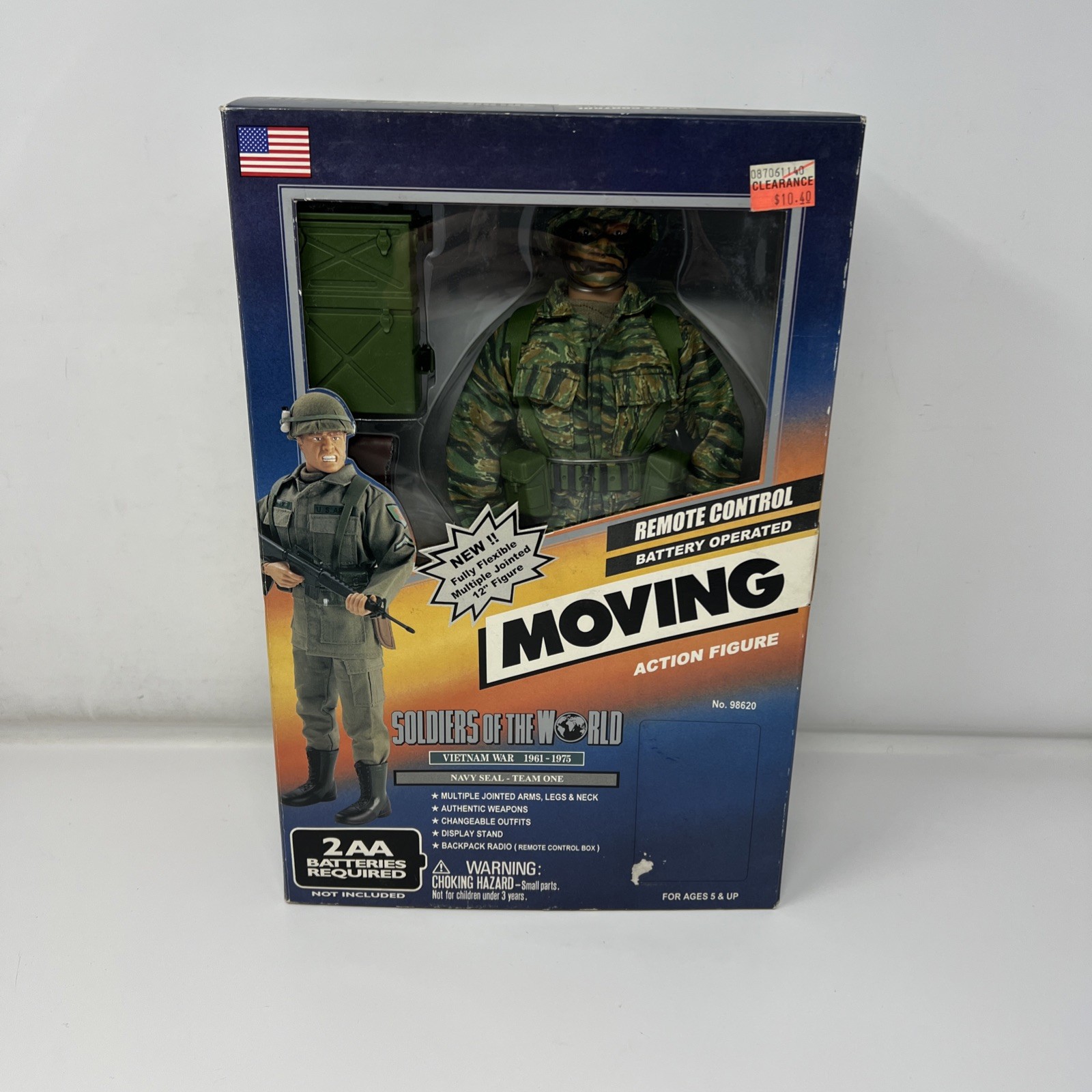 1999 Soldiers of the World Vietnam War Airborne Ranger RC Moving Figure NIB