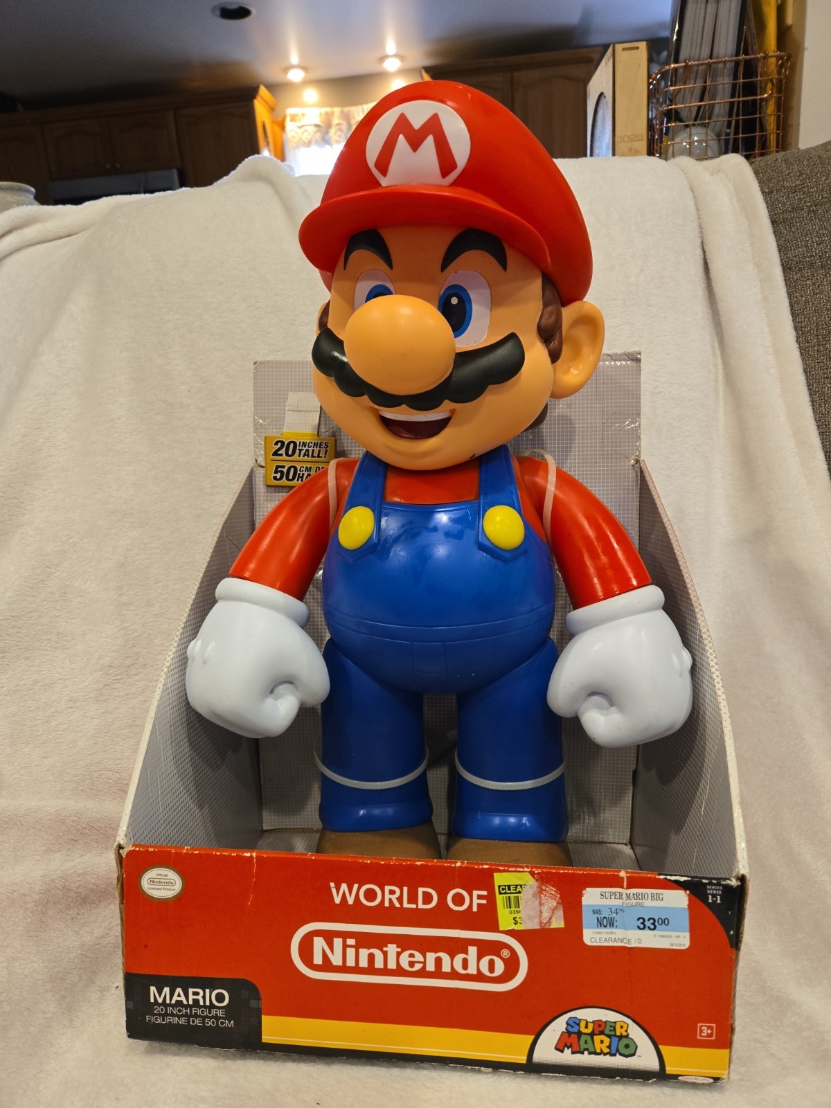 World Of Nintendo Super Mario 20″ Inch Figure Large – In Box