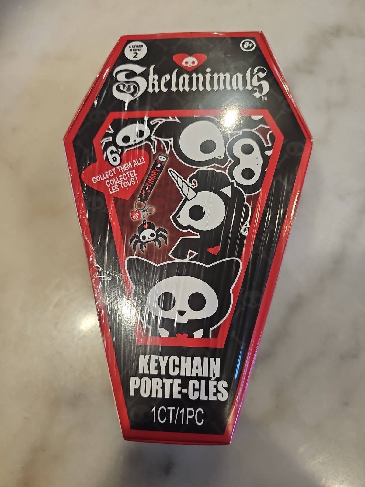 SKELANIMALS Blind Box Keychain Series 2 Coffin Case Sealed NIB
