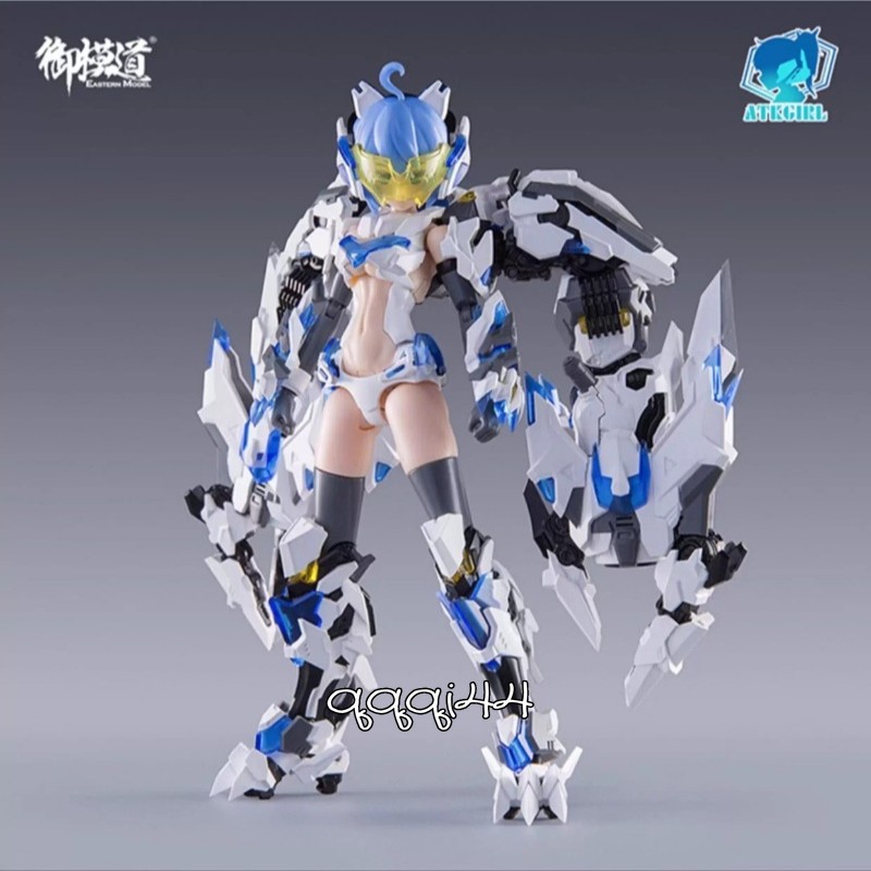 E-Model Four Sacred Beasts ATKGIRL Assembly Toy 1/12 Action Figure 6″ Collection