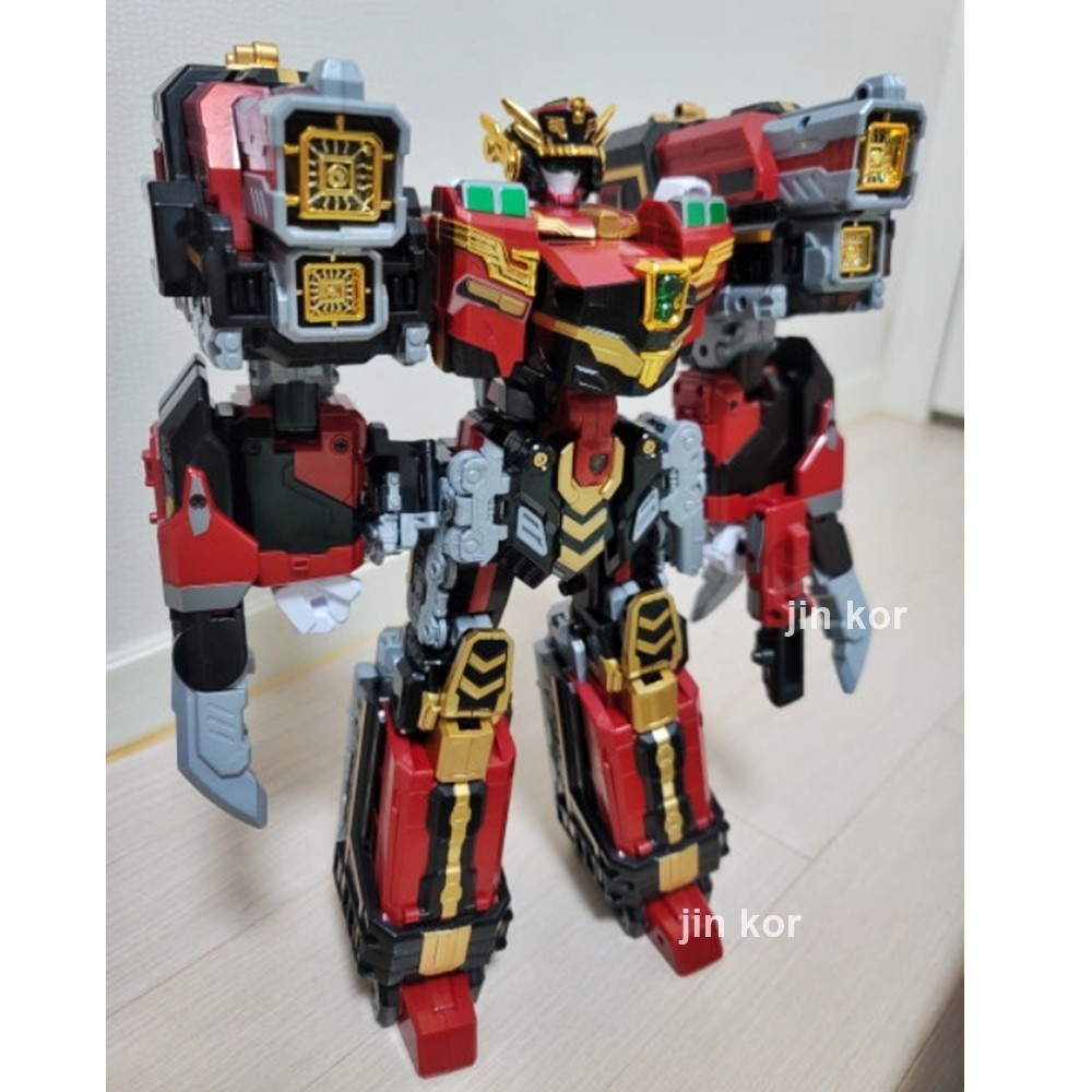 Metal Cardbot S BLASTRAIN Blast Train Red Transforming Robot + Express