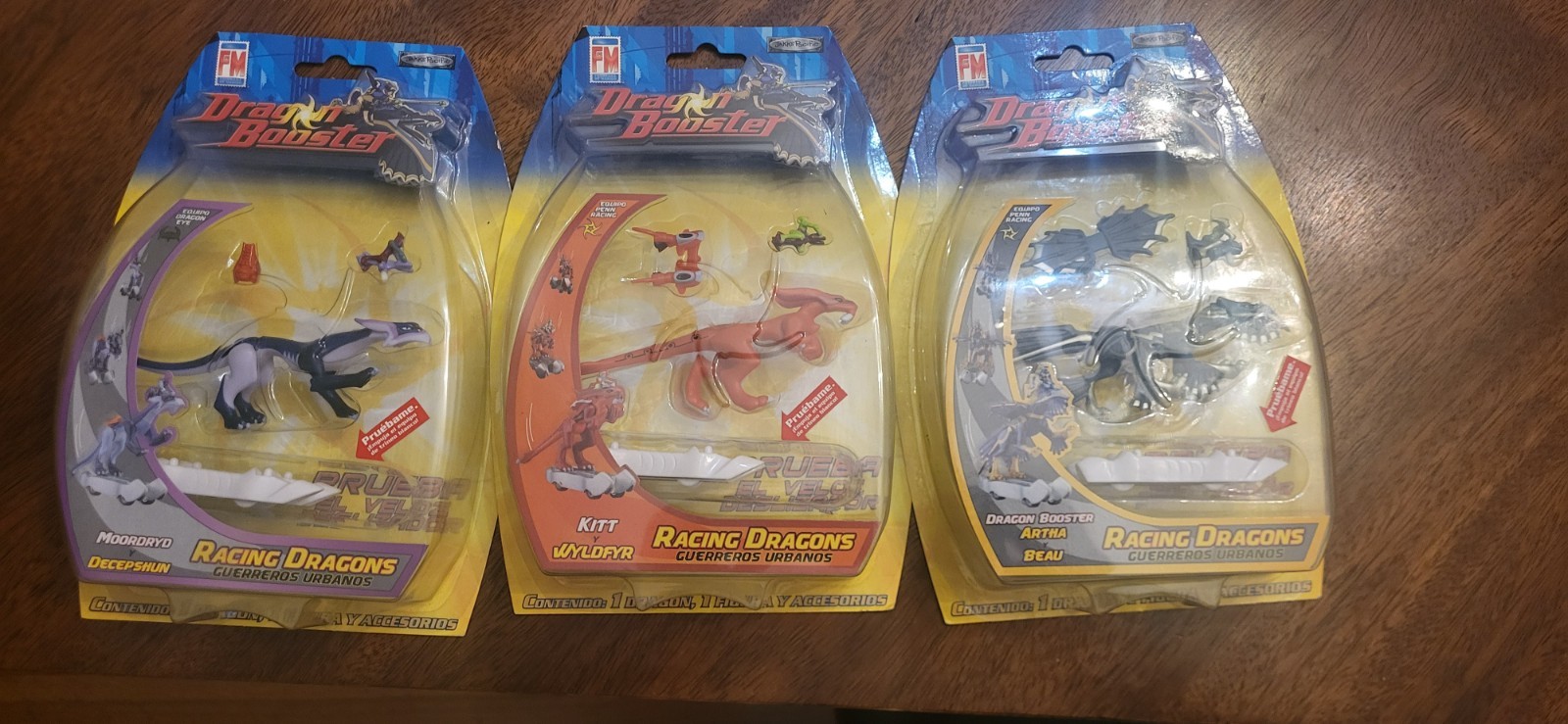 3 Racing Dragons Dragon Booster Jakks Figure Toys Artha Beau Moordryd Kitt