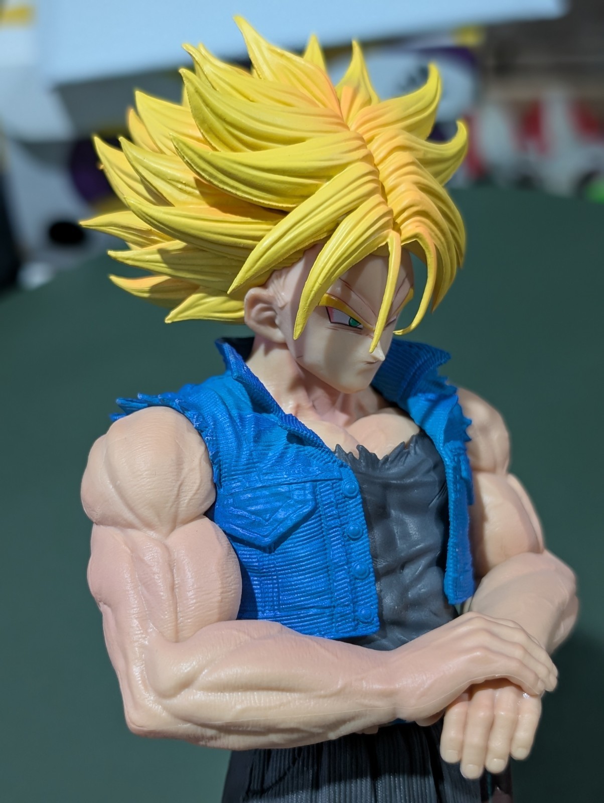 Dragon Ball Z Future Trunks SSJ Figure Model 25cm PVC Anime Statue Collect Toy
