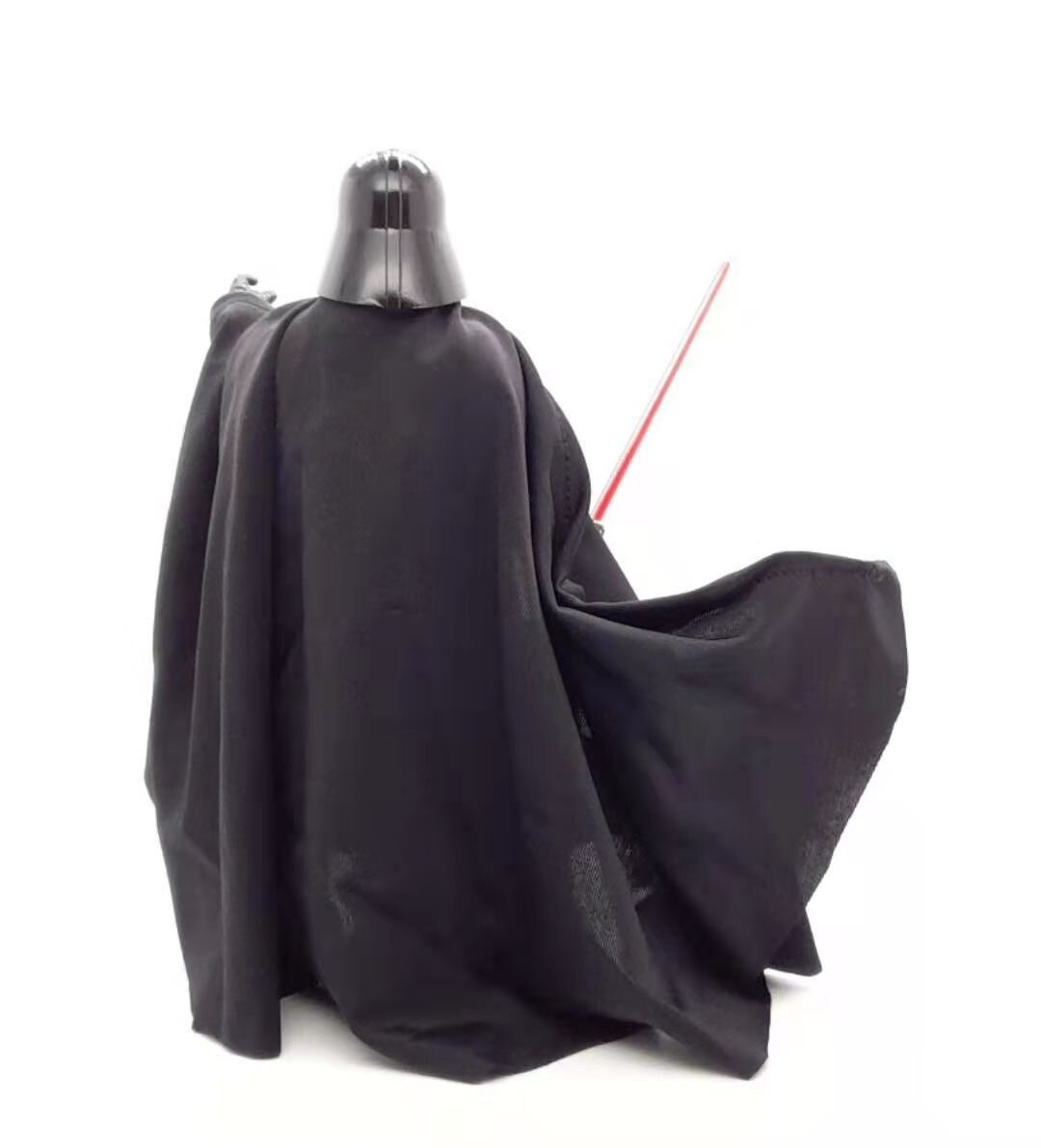 SU-DV-CPBS: 1/12 Black Fabric wired cape & robe for Star Wars 6″ Darth Vader