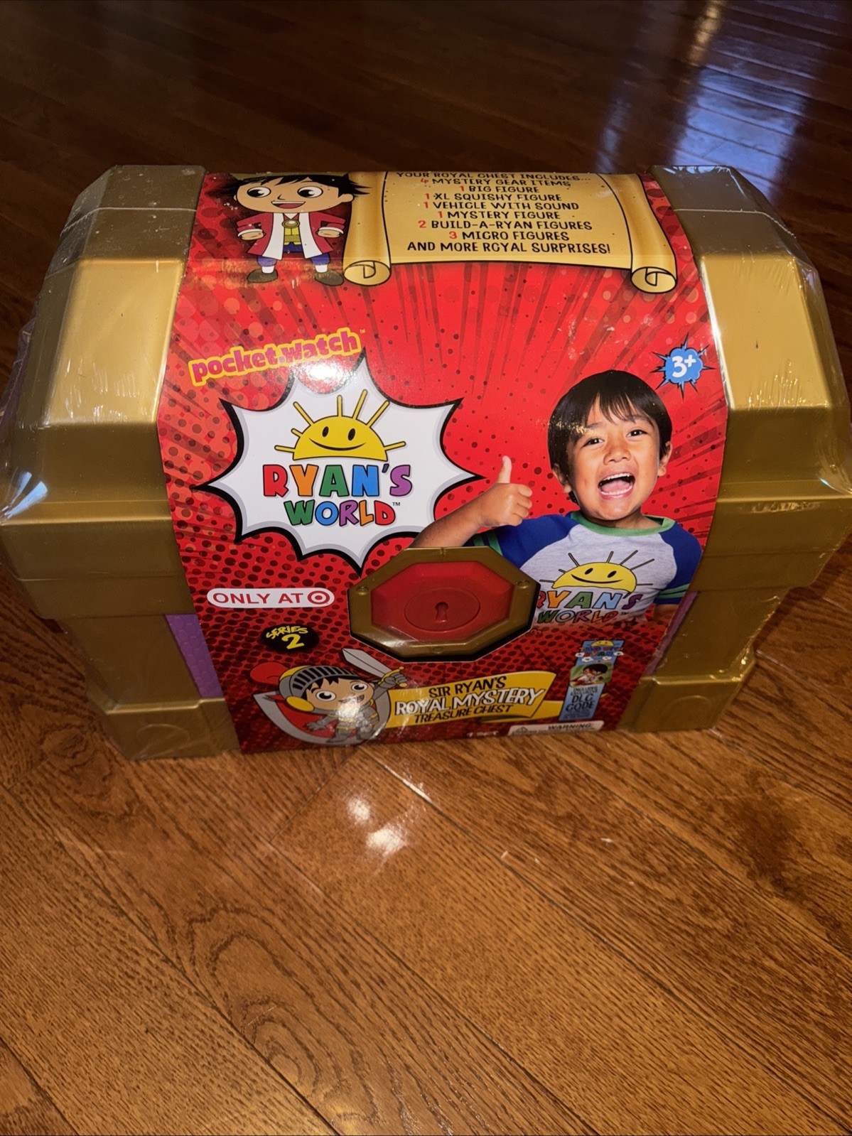 RYAN’S WORLD SERIES 2 SIR RYANS ROYAL MYSTERY TREASURE CHEST TARGET EXCLUSIVE