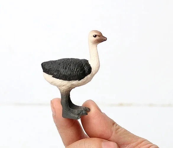 Little Ostrich Bird Animal Toy PVC Action Figure Kids Toys Party Gifts