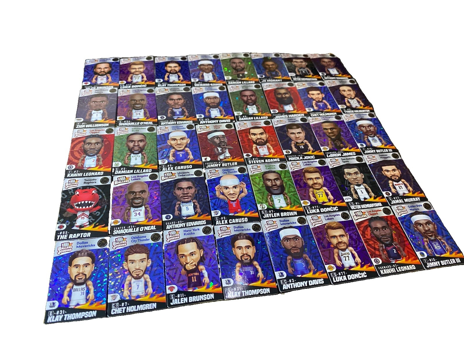 Zuru Ballers NBA Replacement Cards Lot 5 Surprise Shaq Jimmy Butler