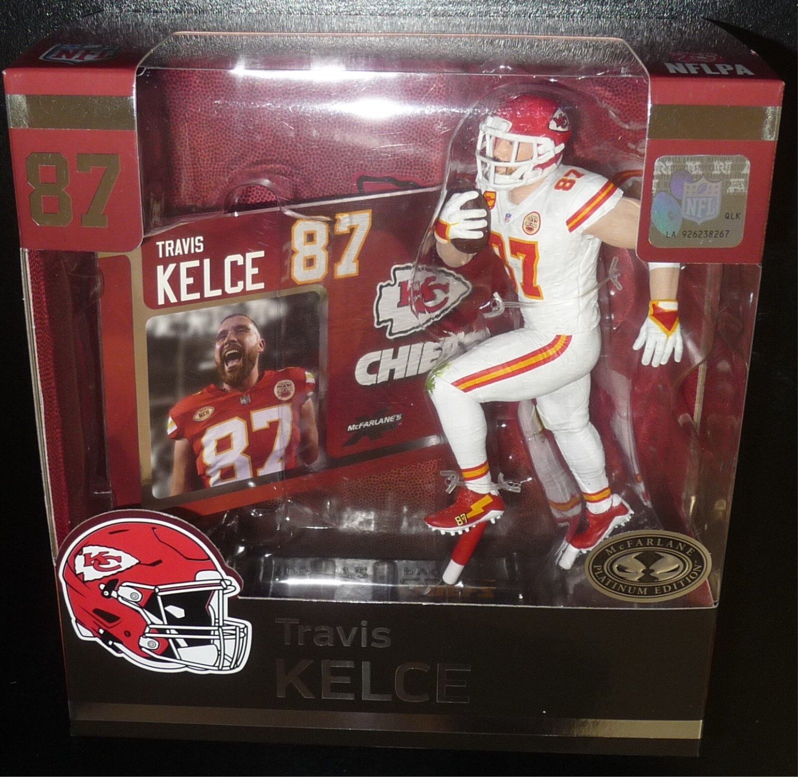 TRAVIS KELCE Kansas City Chiefs CHASE McFarlane NFL Legacy Series Figure IN HAND