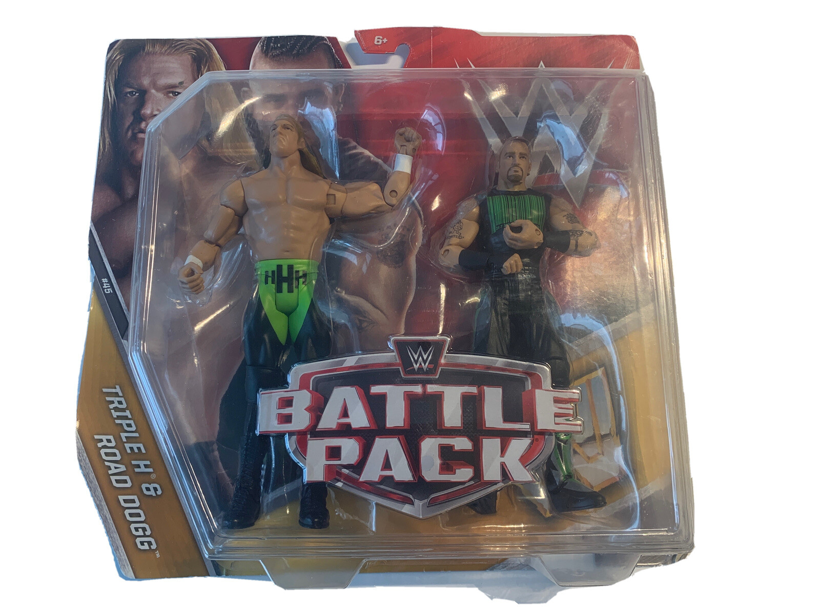 WWE Battle Pack Action Figures Triple H and Road Dogg