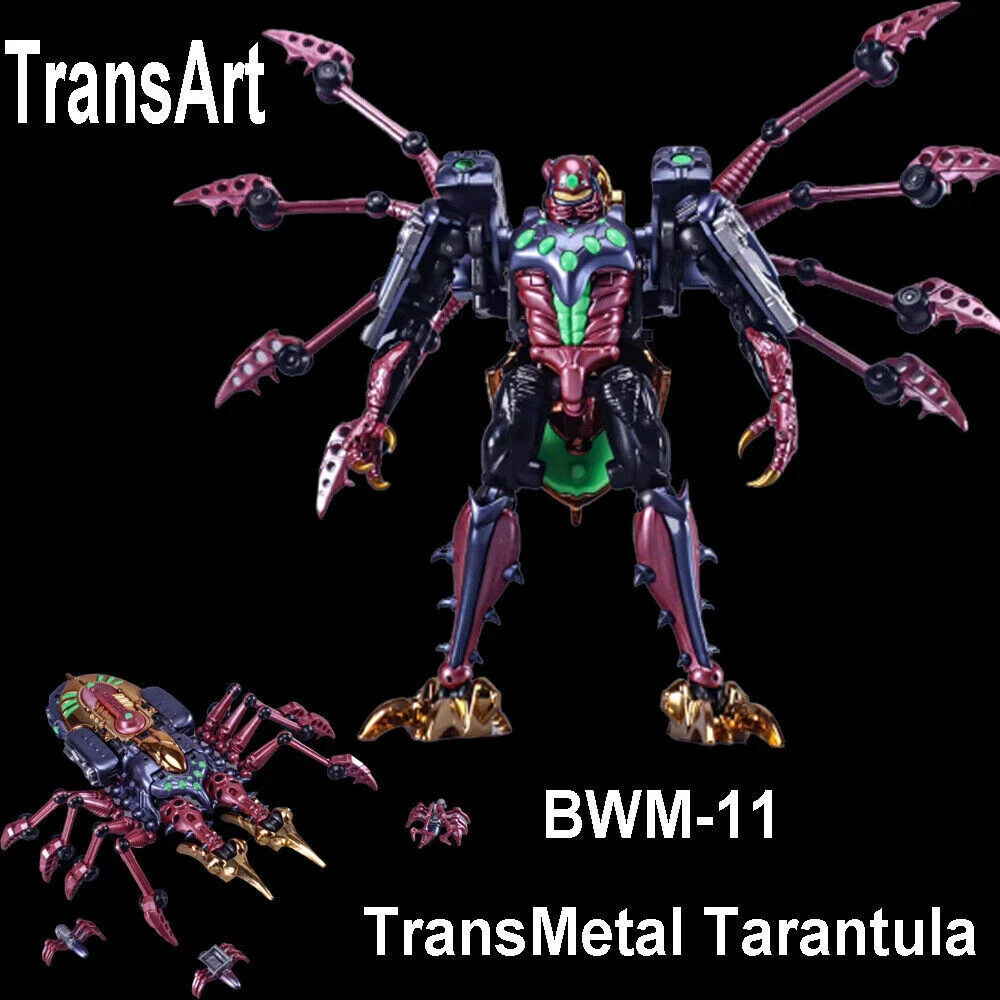 New TransArt BWM-11 TransMetal Tarantula Action Figure Transforms Toy In Stock