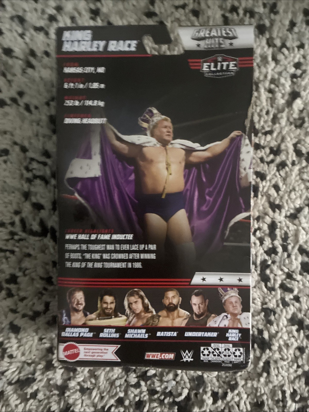 2023 WWE Elite Collection Greatest Hits Figure: KING HARLEY RACE (Flashback ‘18)