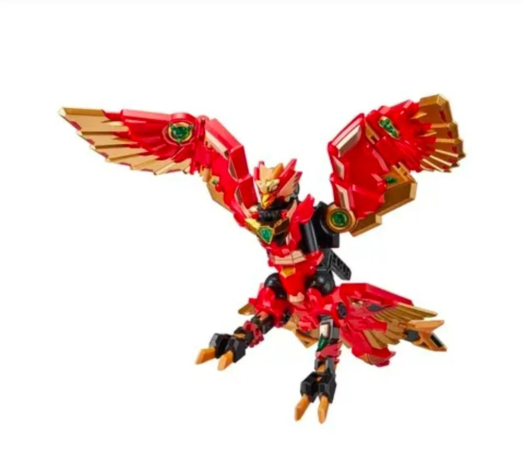 Metal Cardbot W Ignix Phoenix Transformer Robot Figure Season 3