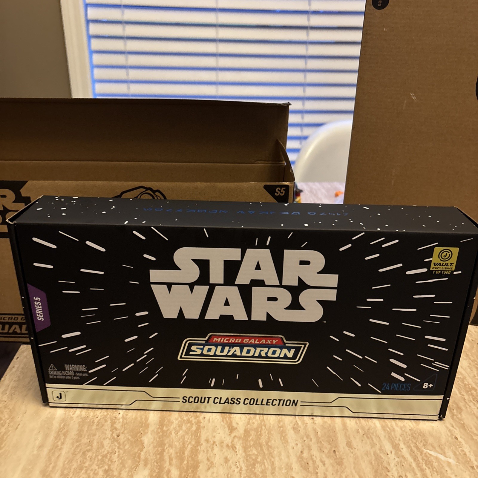 JAZWARES STAR WARS MICRO GALAXY SQUADRON SERIES 5 SCOUT CLASS VAULT /1500 NEW