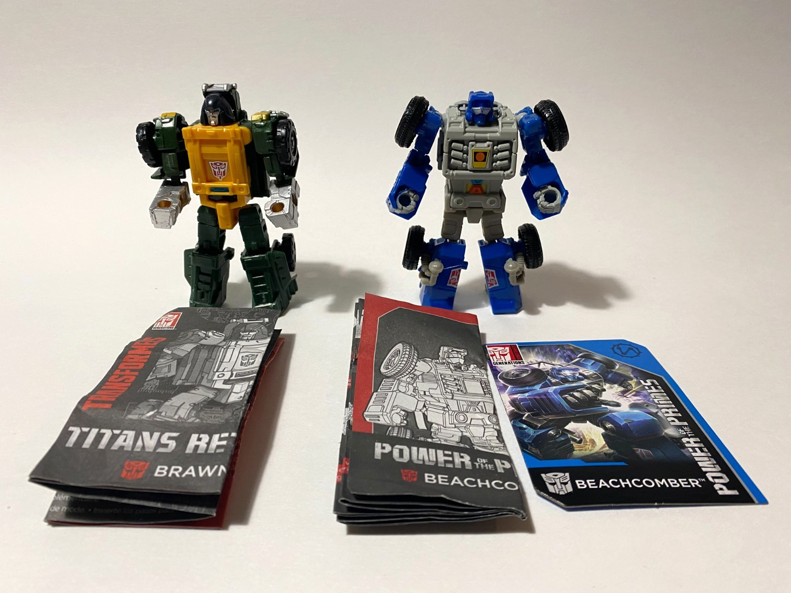 Transformers Power of the Primes Beachcomber & Titans Return Brawn Lot of 2