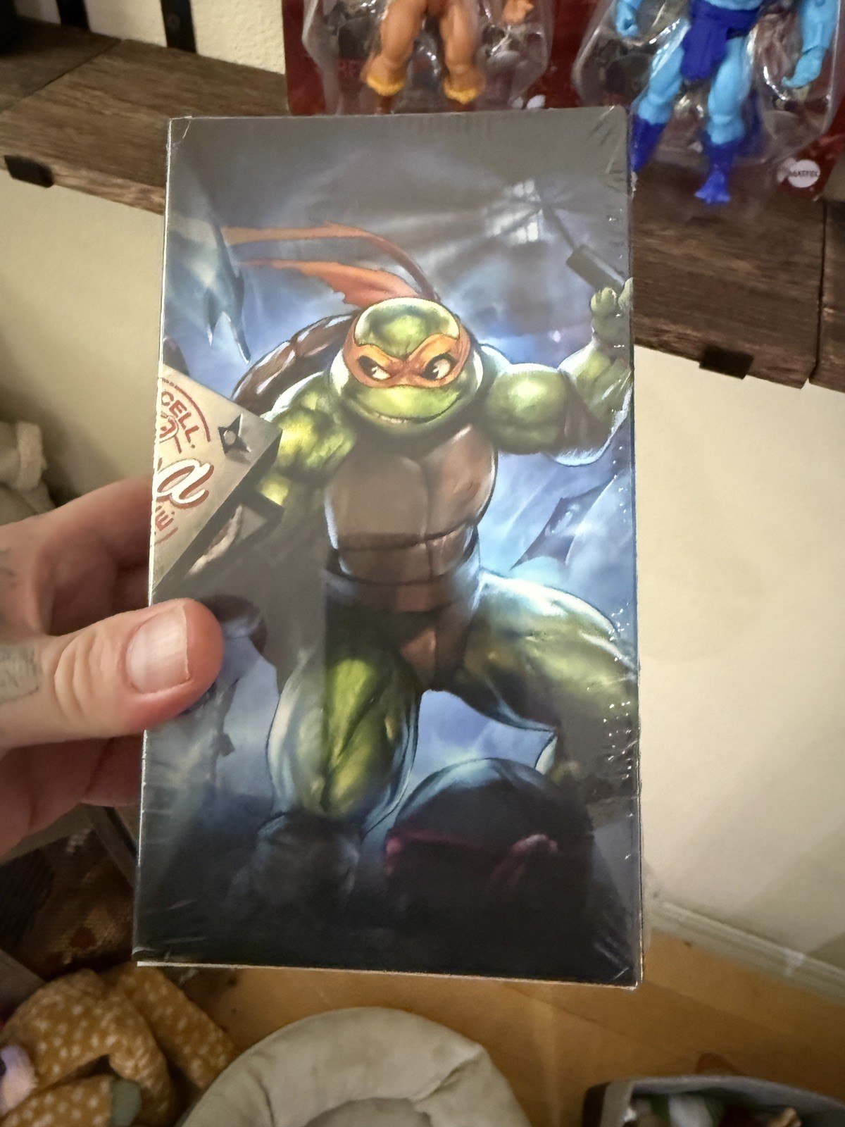 Plastic Cell TMNT Michelangelo Figure Limited Edition 390/700. Sealed in box