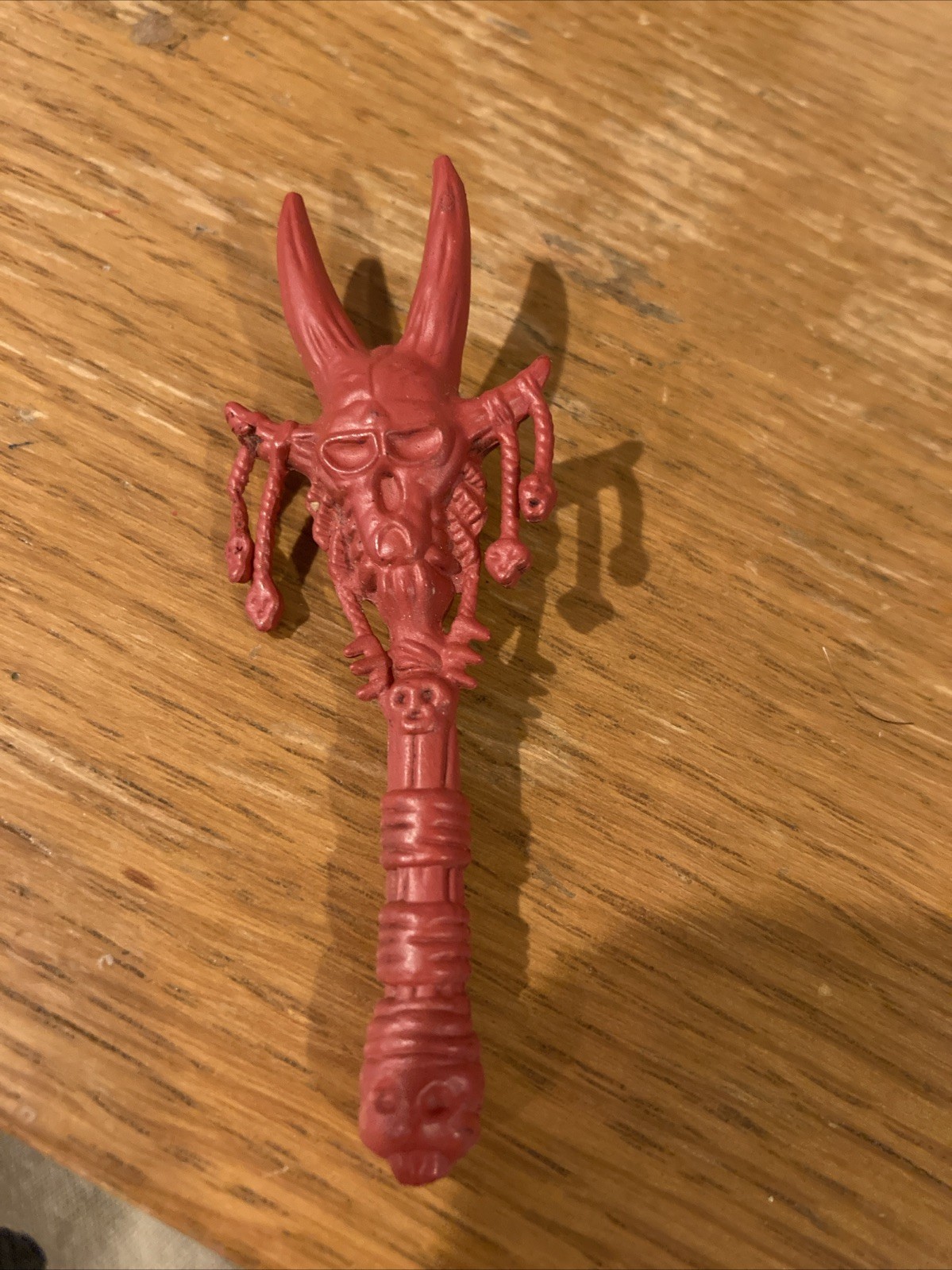 Vtg Primal Rage Chaos Accessories Lot Skull & Staff Figure Atari Playmates 1996