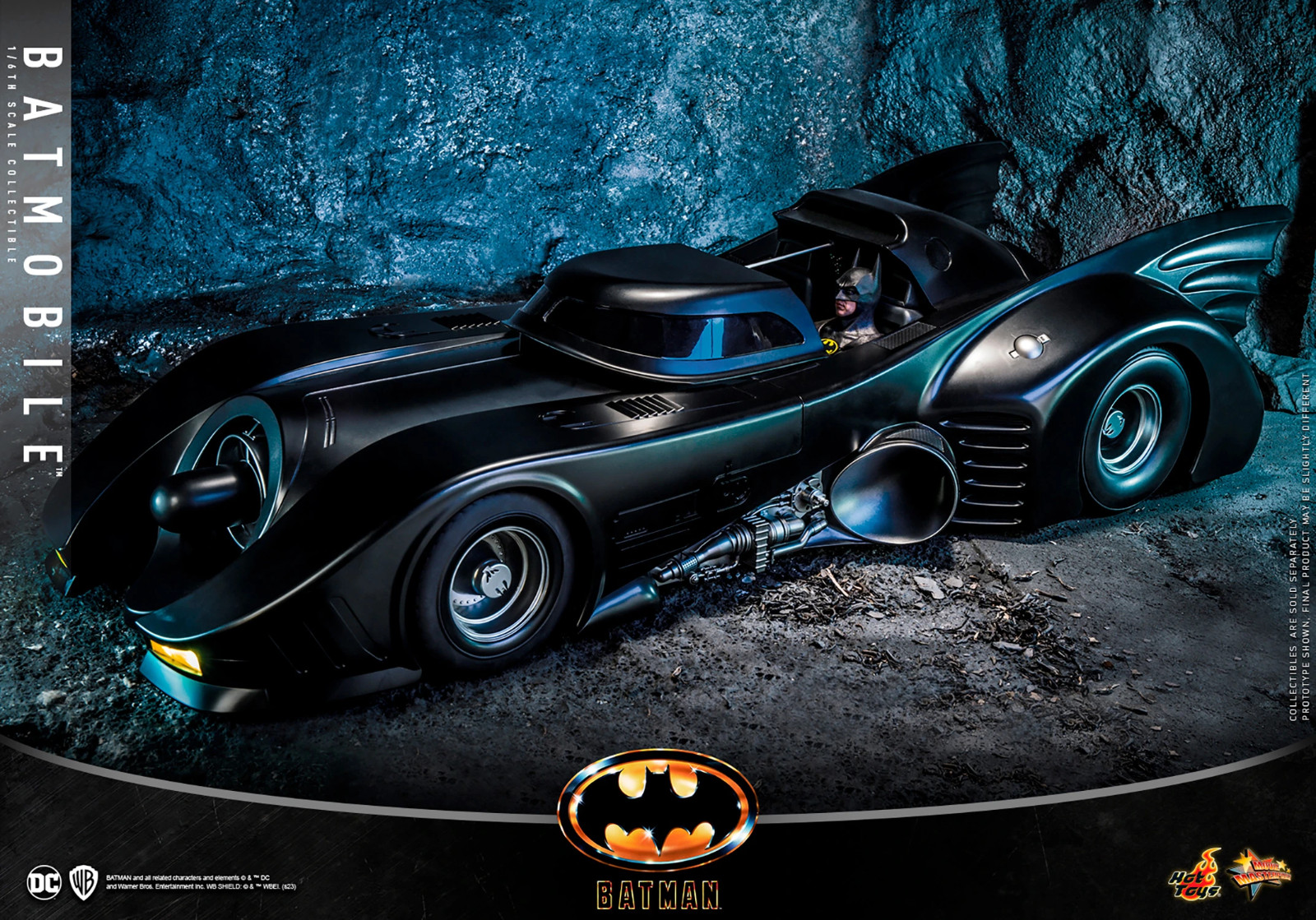 HOT TOYS BATMOBILE BATMAN 1989 MMS170 1/6 Scale NEW UNOPENED