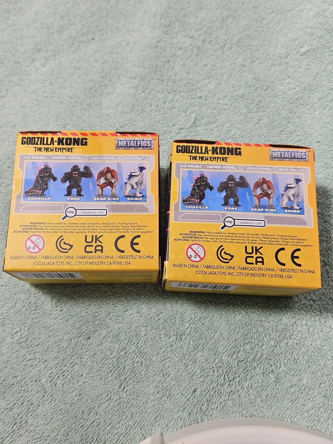 Godzilla – Kong: The New Empire Jada Metal Figs Set of 2 Skar King And Kong