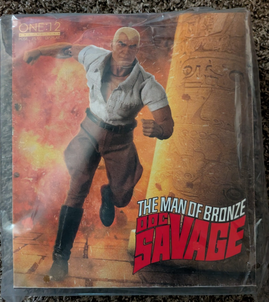 One:12 Collective Doc Savage The Man of Bronze Action Figure from Mezco Toyz NEW