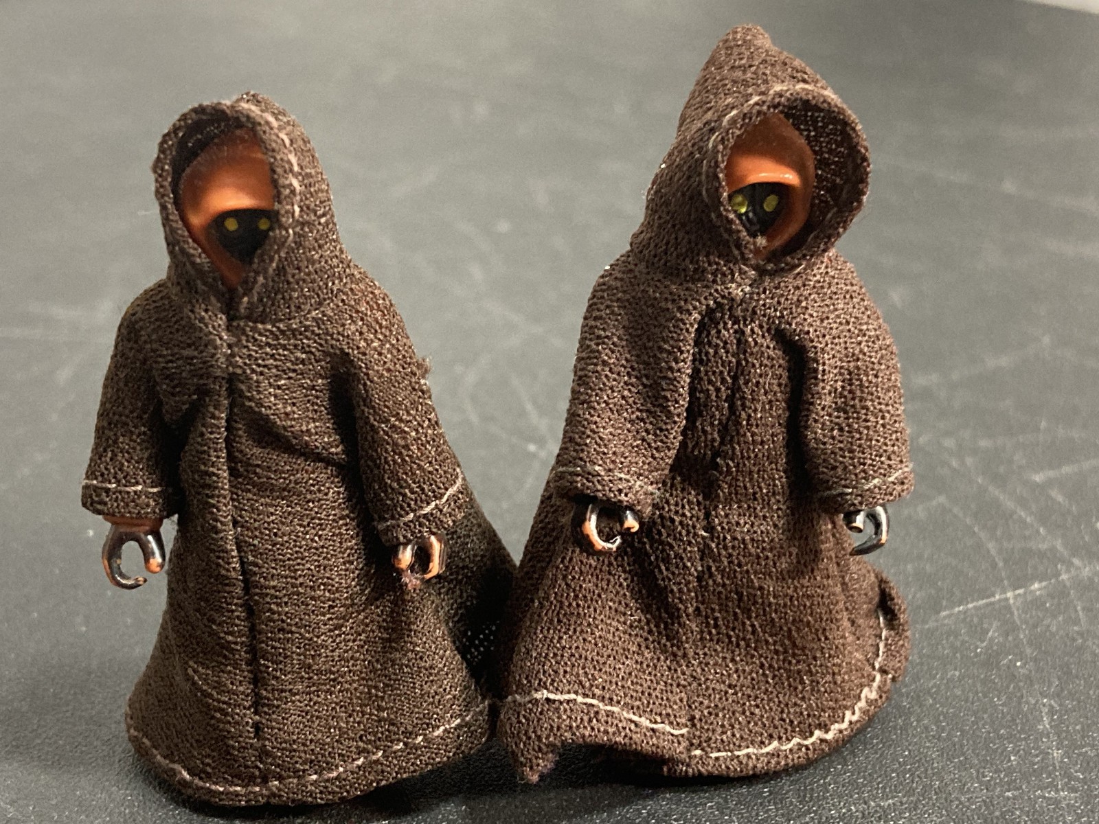 LOT of 2 Jawa figures 1977 Cloth Cape First 12 Kenner