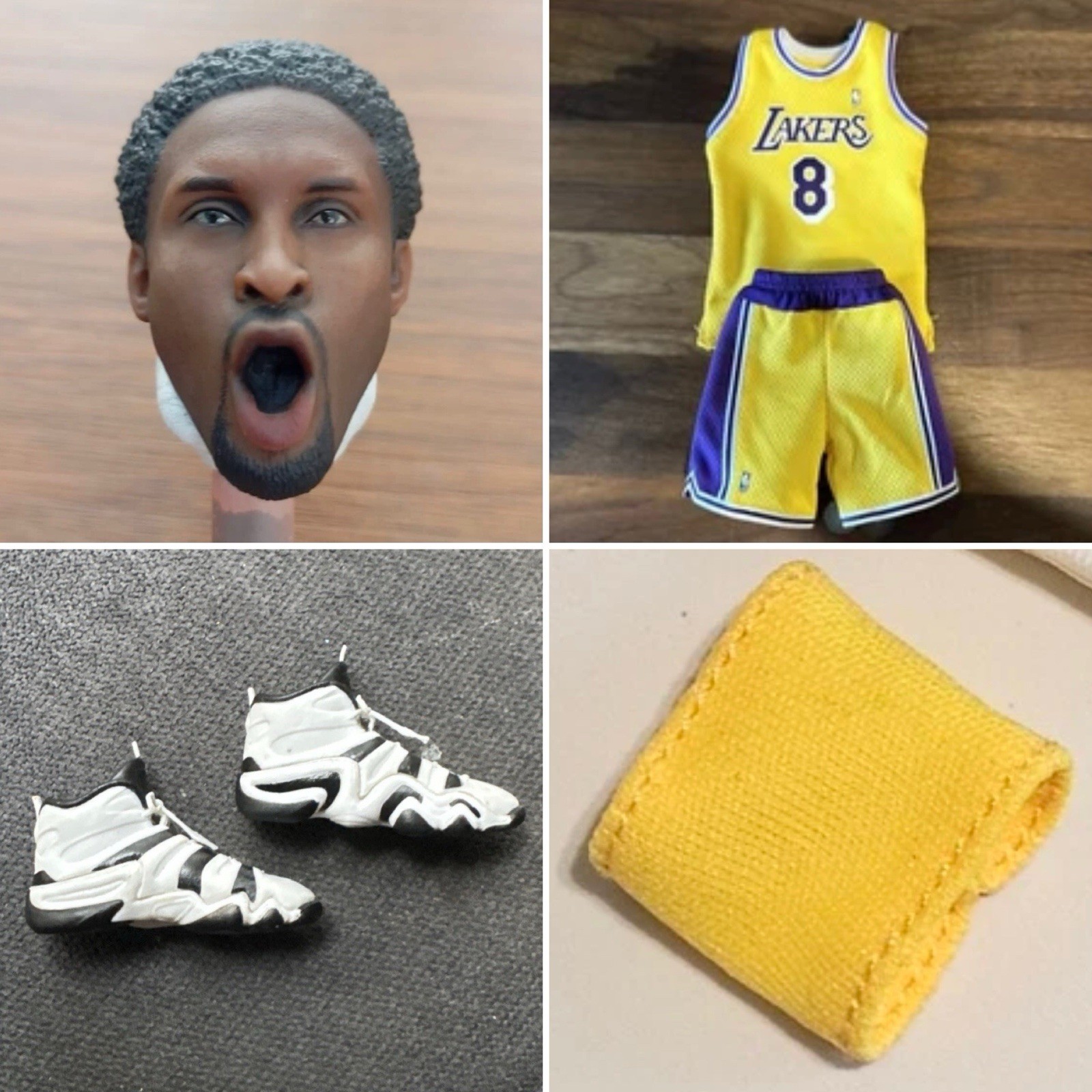 Enterbay Kobe Bryant 1/6 Scale NBA Real Masterpiece Lakers Collectible Rookie 8