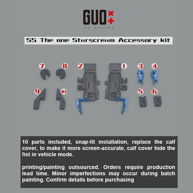 For Studio Series One Starscream Filling Parts Upgrade Kit Accessories GO BETTER