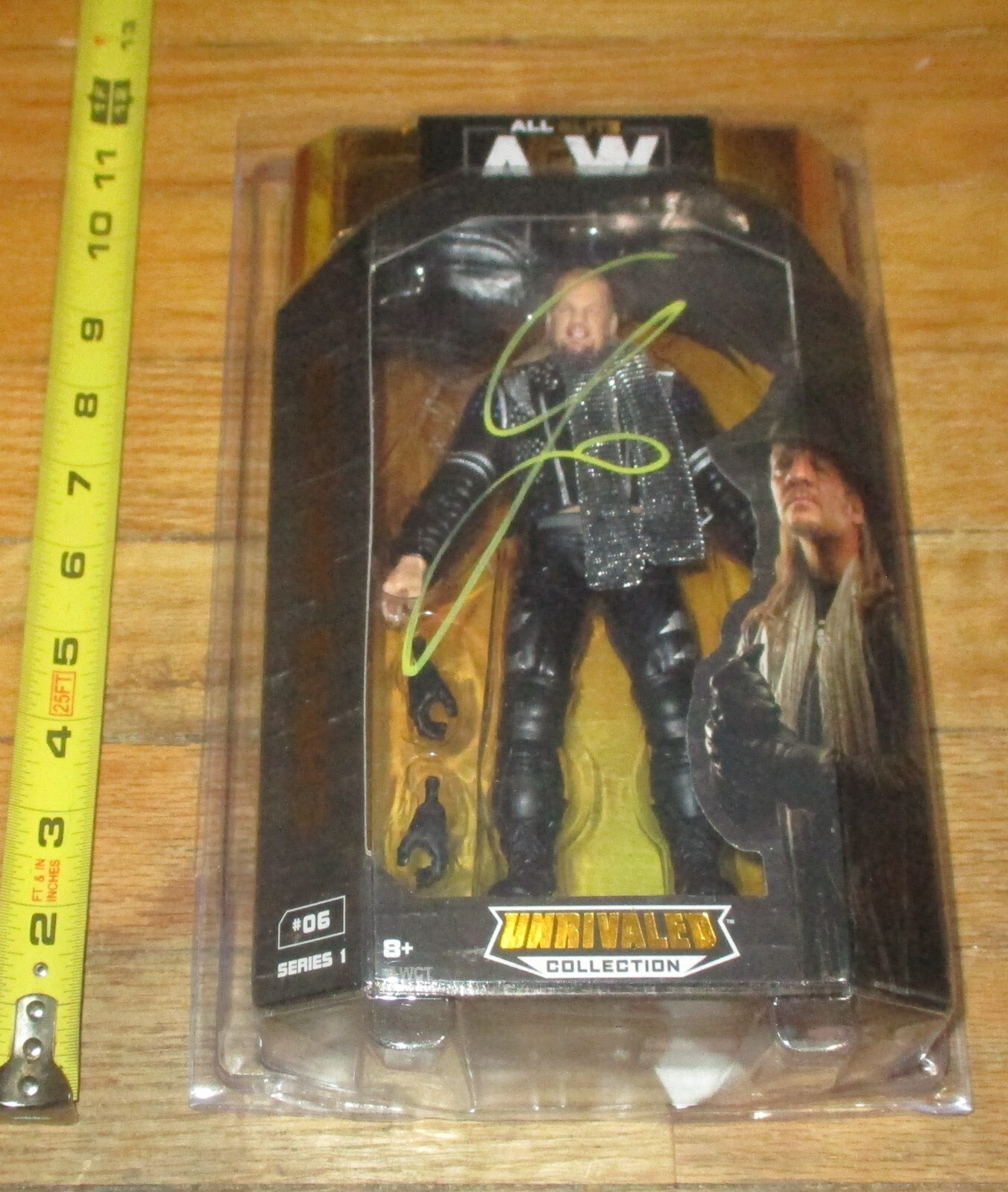 AEW Wrestling Chris Jericho Signed Wrestling figure Ser 1 JSA COA Autograph #6