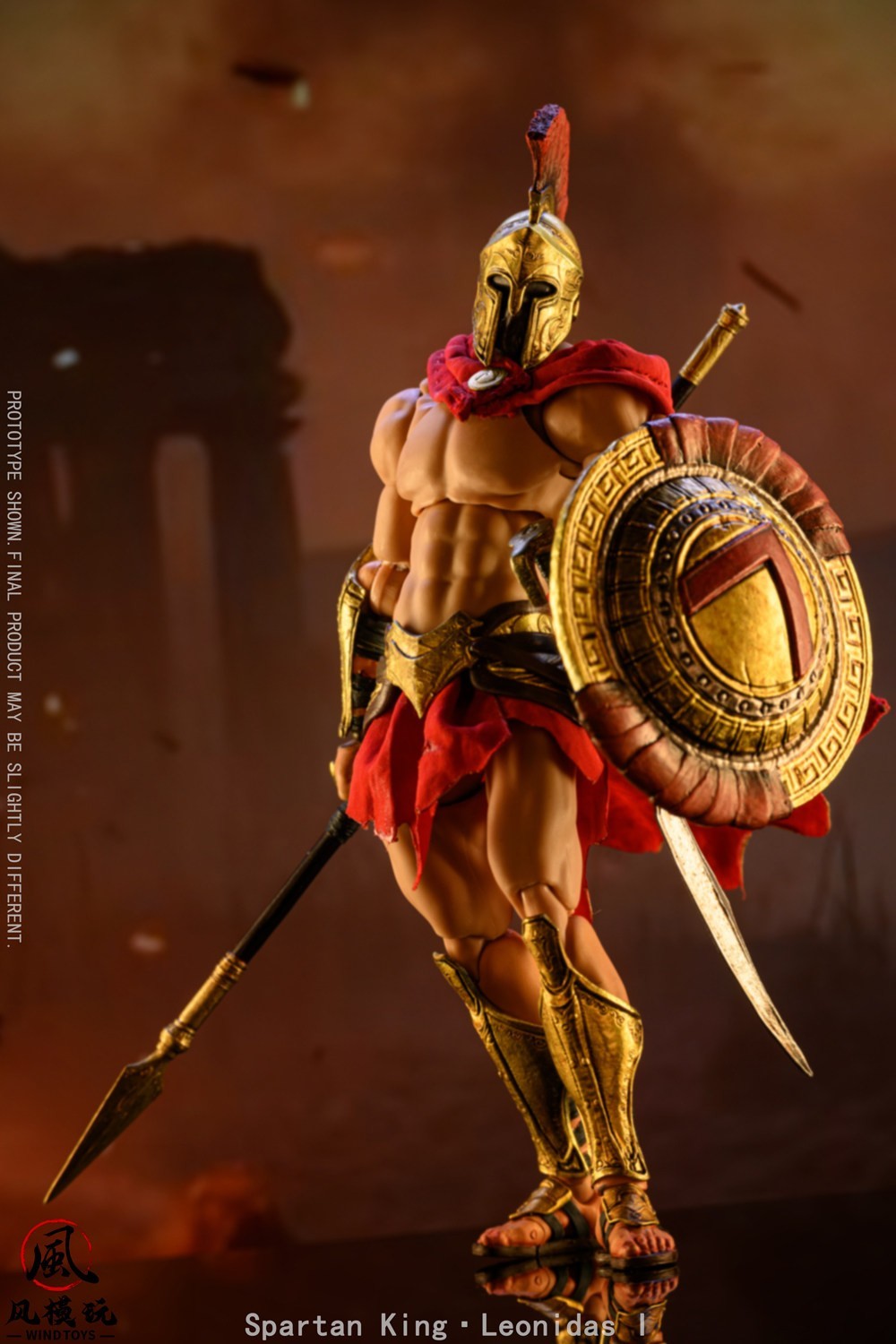 Wind Toys 1/12 FMW004 Spartan King Leonidas 1 Eternal Battle Soul Action Figure