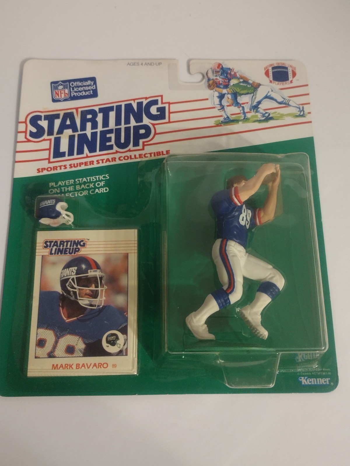 1988 Kenner Starting Lineup Mark Bavaro New York Giants NY In Dome