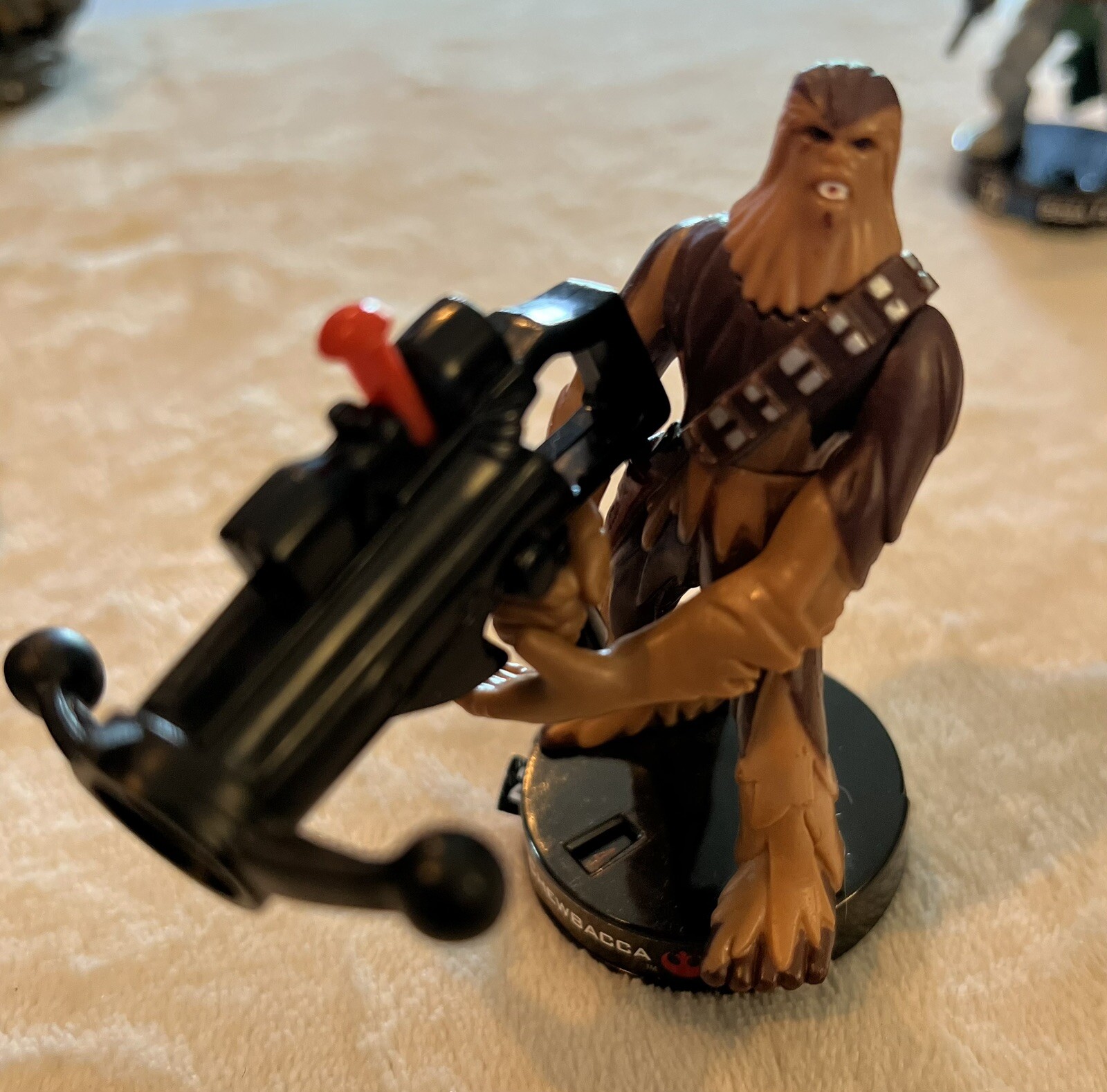 Chewbacca AT-ST Driver & Boba Fett Star Wars Attactix Figures